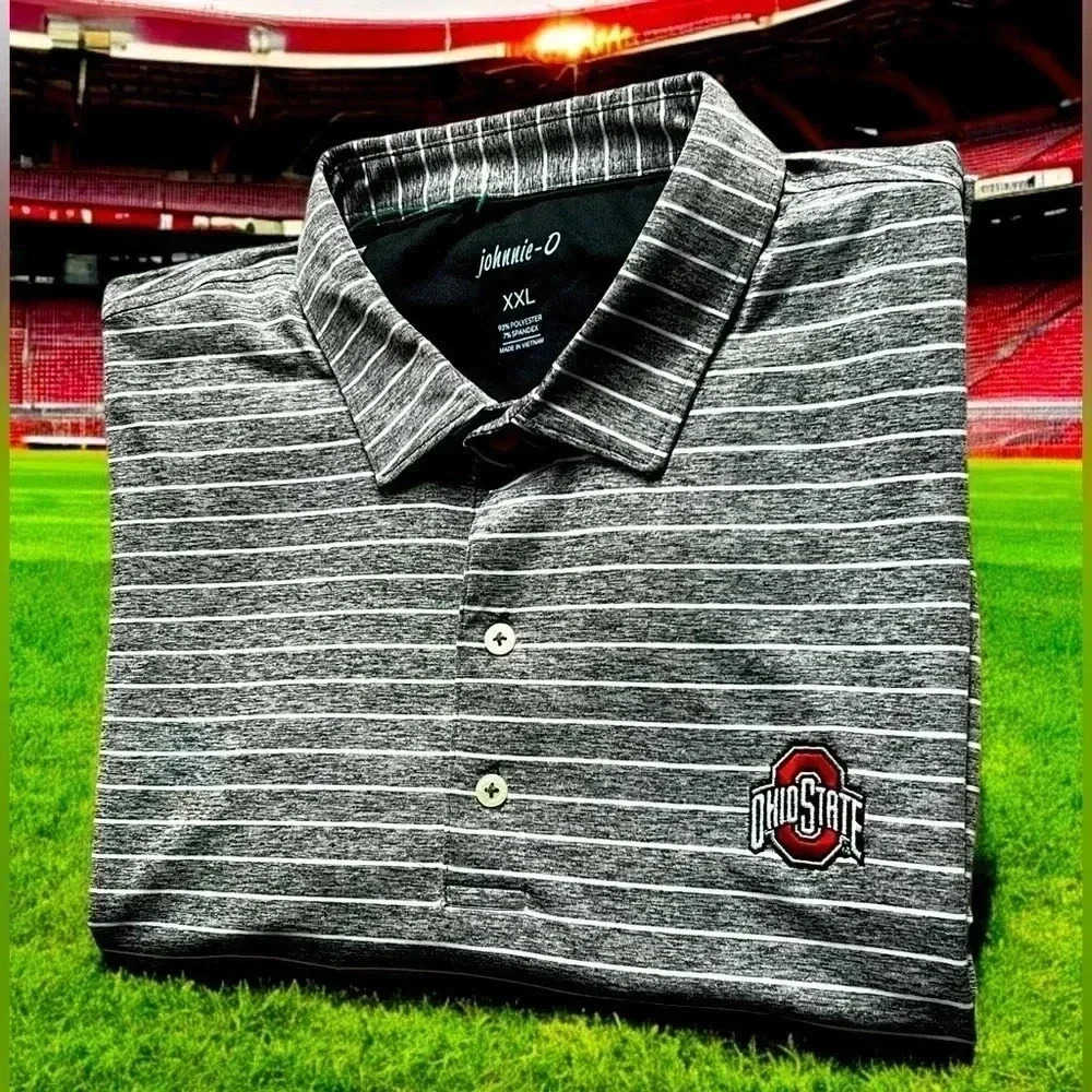 johnnie-O Ohio State Polo Men’s Size XXL 2XL